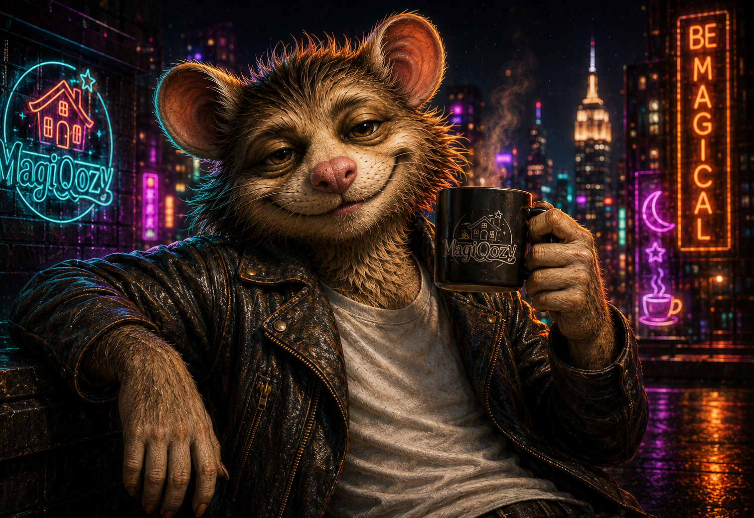 Harry O'Possum character portrait
